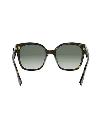 FENDI | Lunettes de soleil carrées FF Diamonds havana | braun